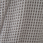Waffle Shawl Collar bath robe in Grey
