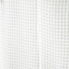 Waffle Shawl Collar bath robe in White