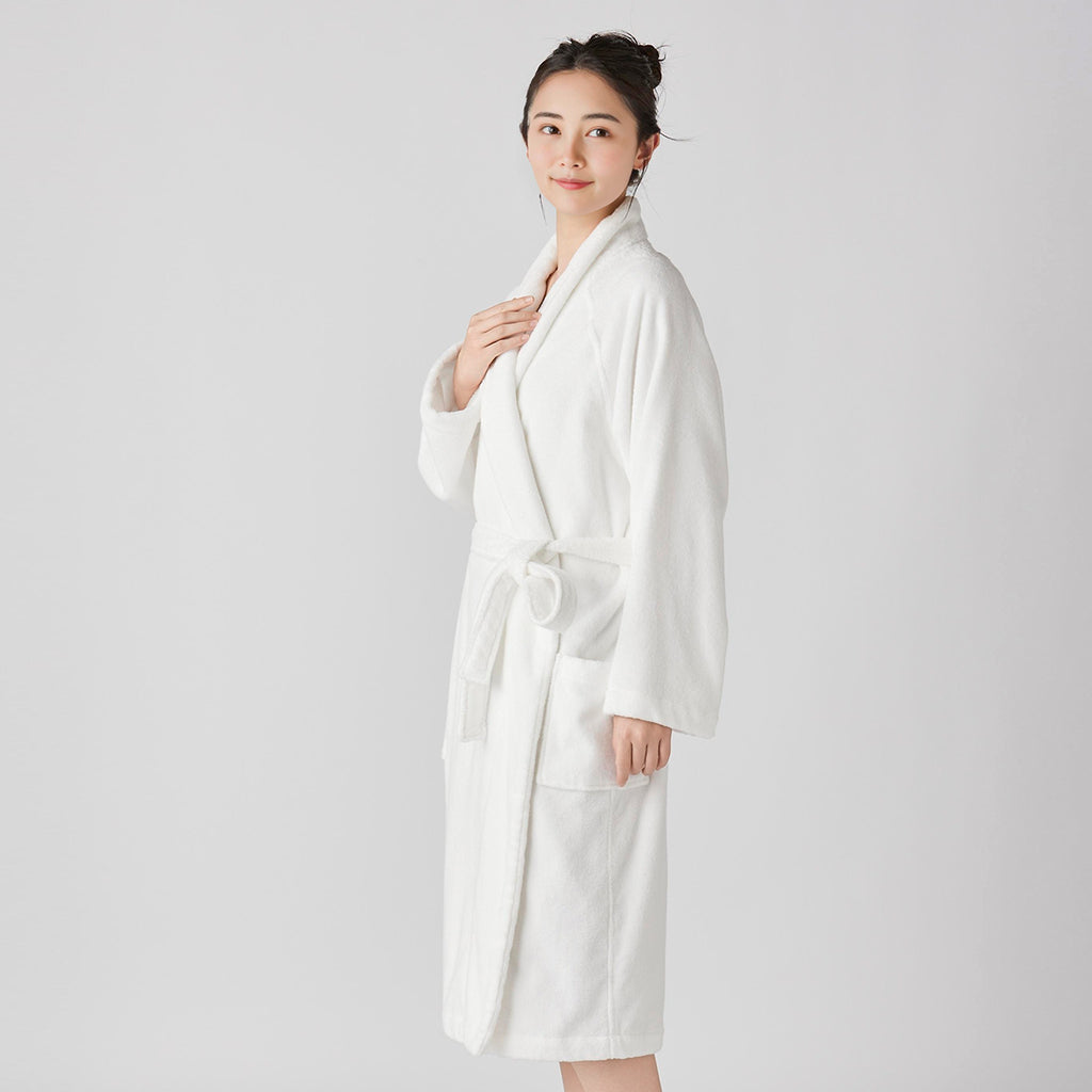 Beauty Skincare bath robe in White