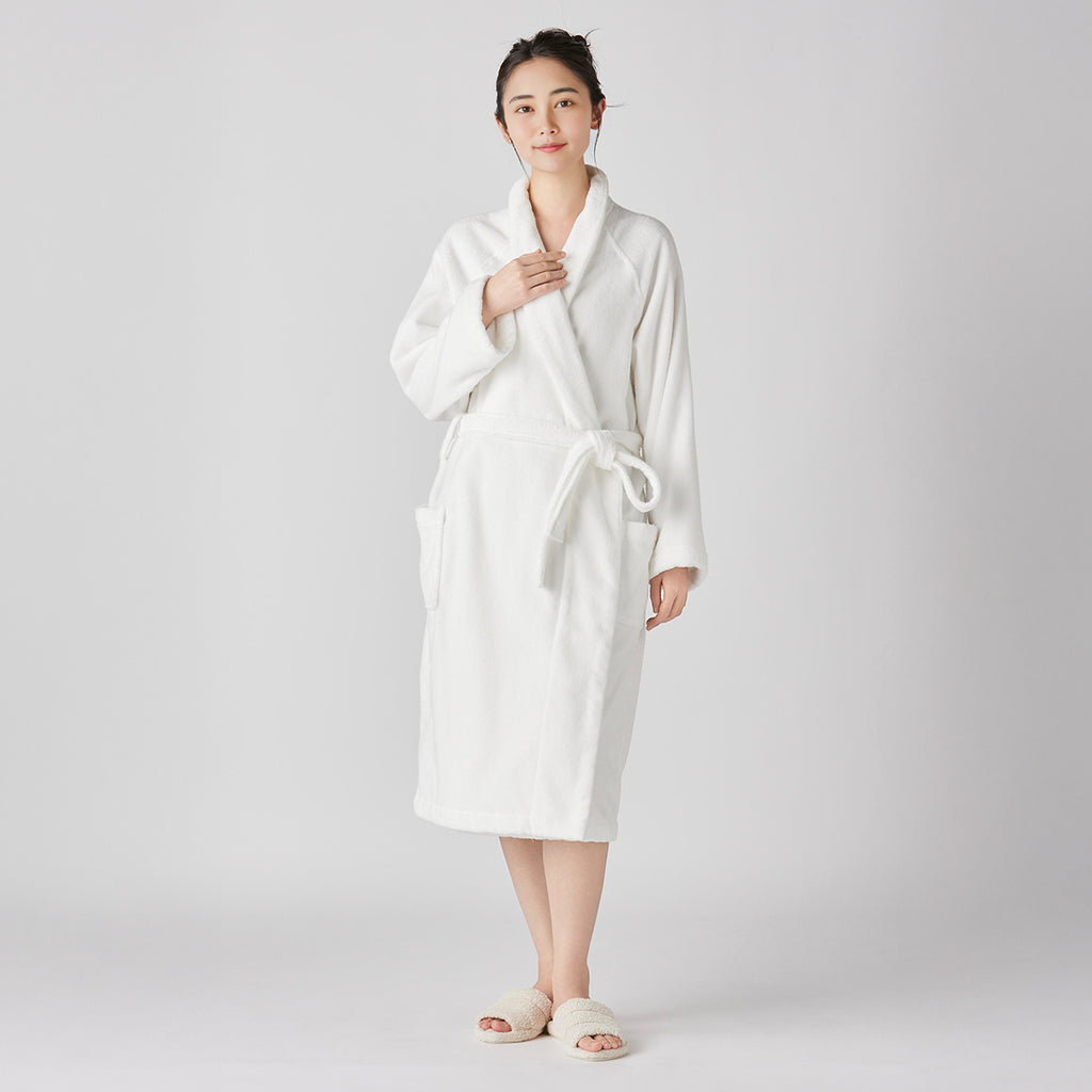 Beauty Skincare bath robe in White
