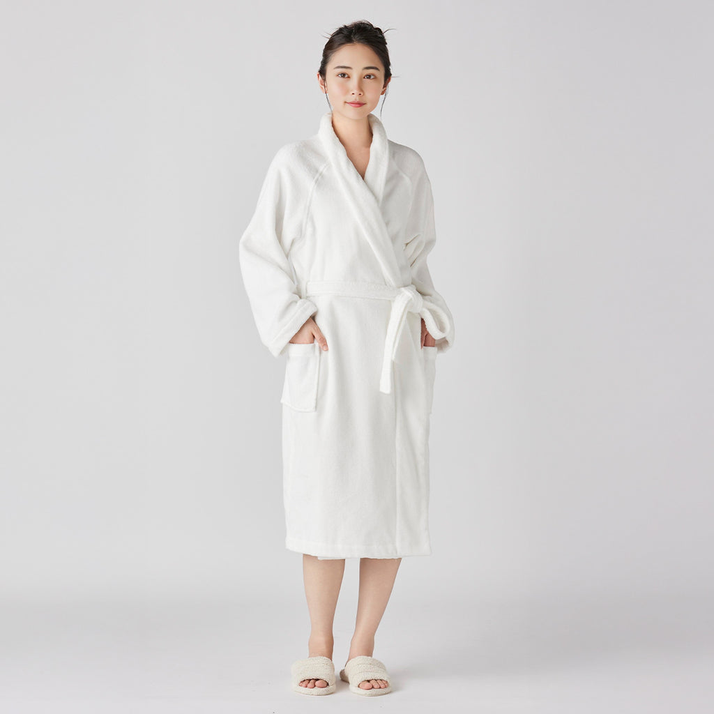 Beauty Skincare bath robe in White