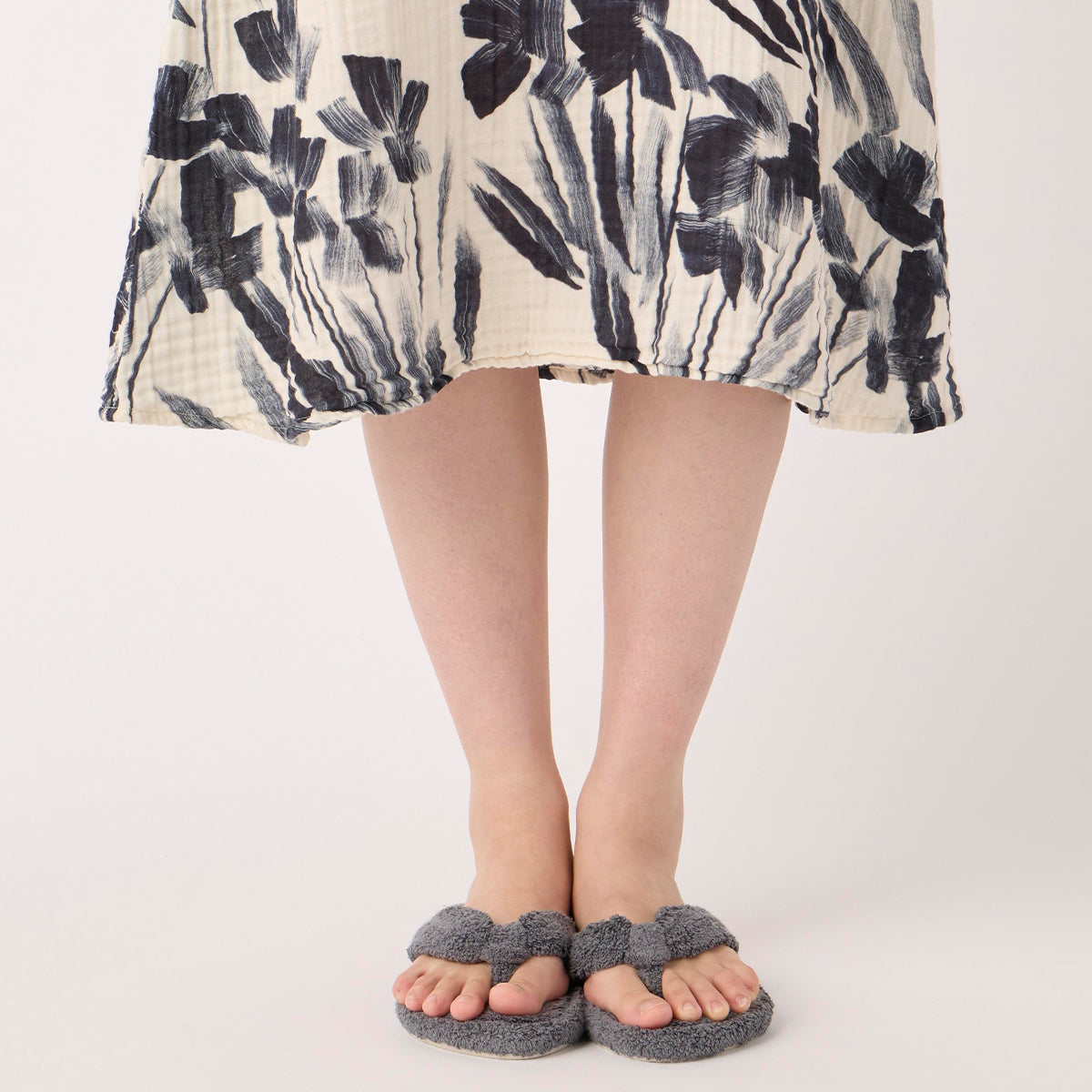 Crepe Gauze dress in Light Beige