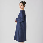 Marshmallow Gauze dress in Navy