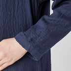Marshmallow Gauze dress in Navy