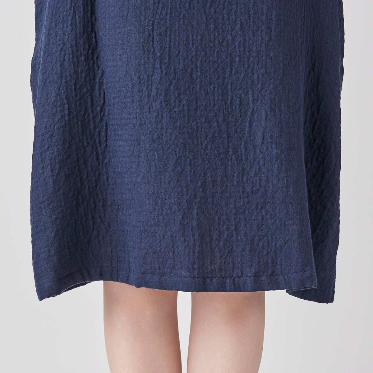 Marshmallow Gauze dress in Navy