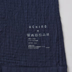 Marshmallow Gauze dress in Navy