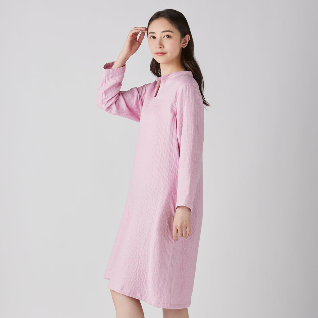 Marshmallow Gauze dress in Pink