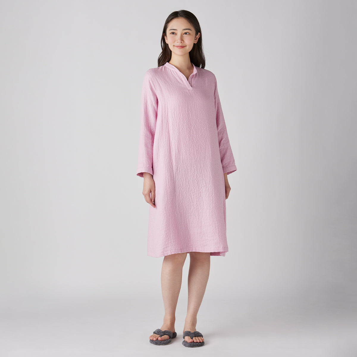 Marshmallow Gauze dress in Pink