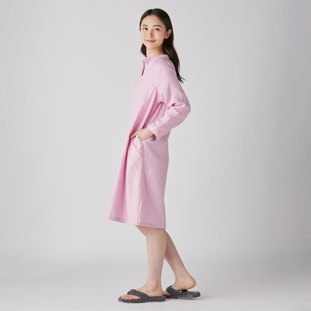 Marshmallow Gauze dress in Pink