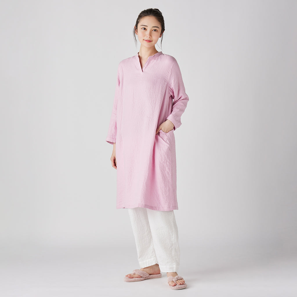 Marshmallow Gauze dress in Pink