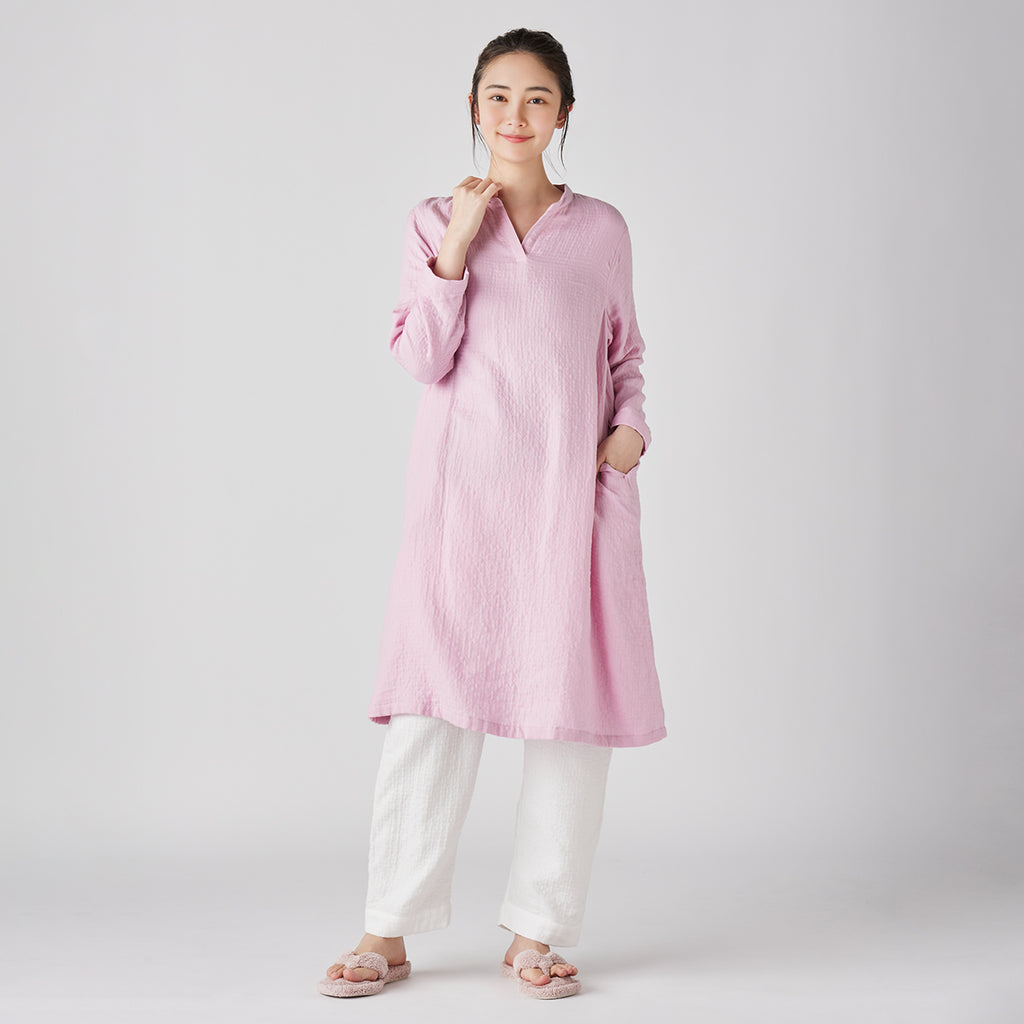 Marshmallow Gauze dress in Pink