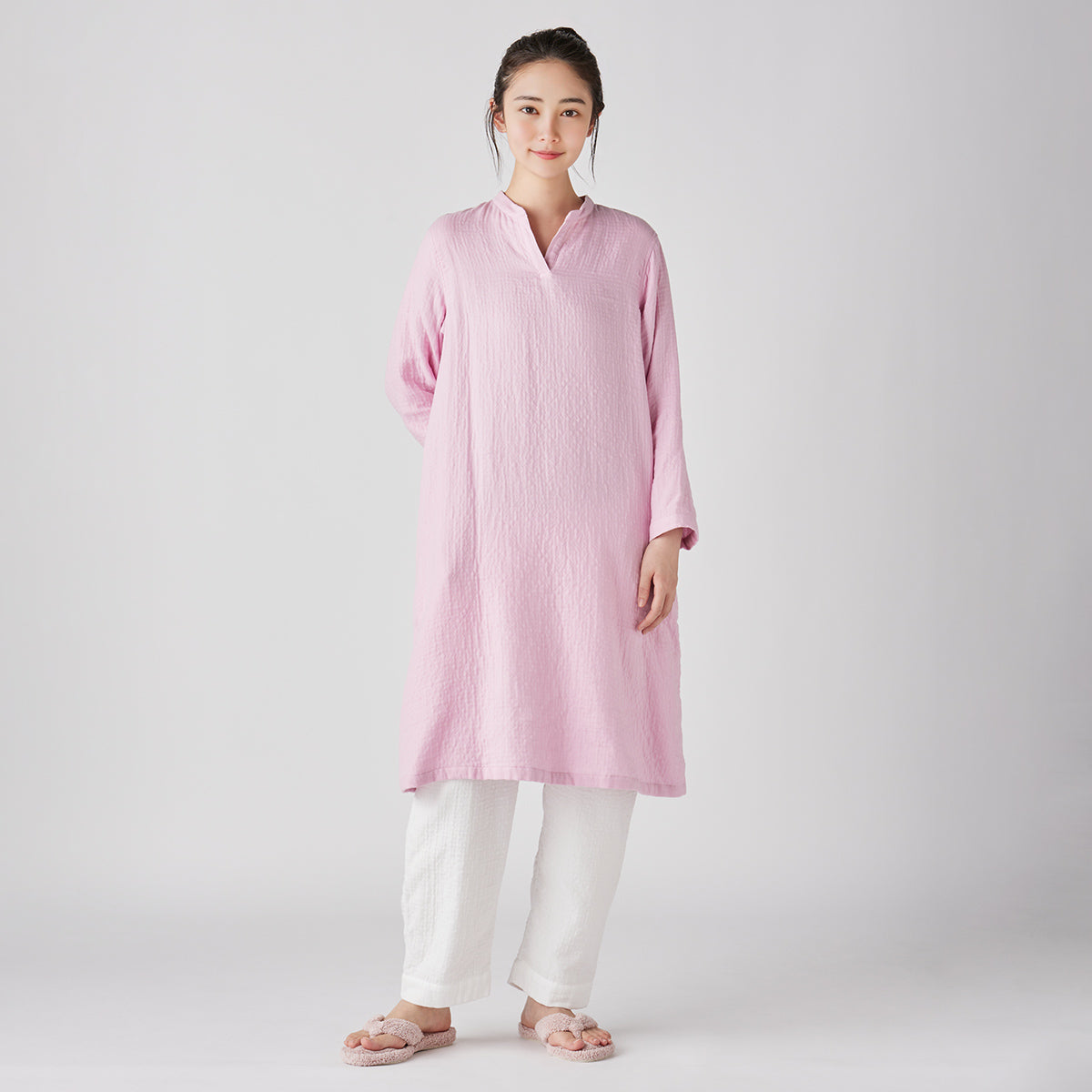 Marshmallow Gauze dress in Pink