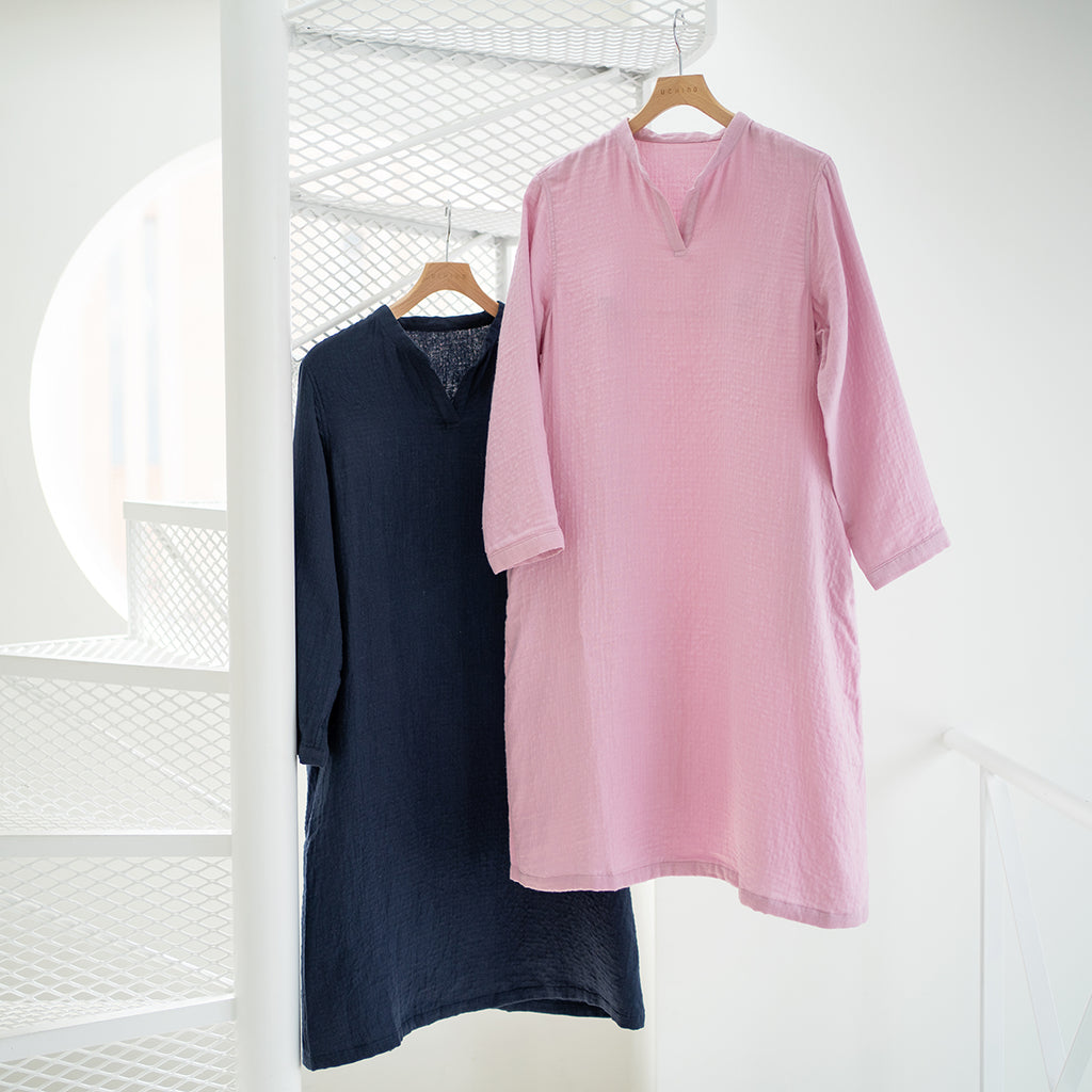 Marshmallow Gauze dress in Pink