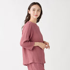 Crepe Gauze pullover in Pink