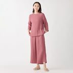 Crepe Gauze pullover in Pink