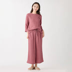 Crepe Gauze pullover in Pink