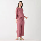 Crepe Gauze pullover in Pink