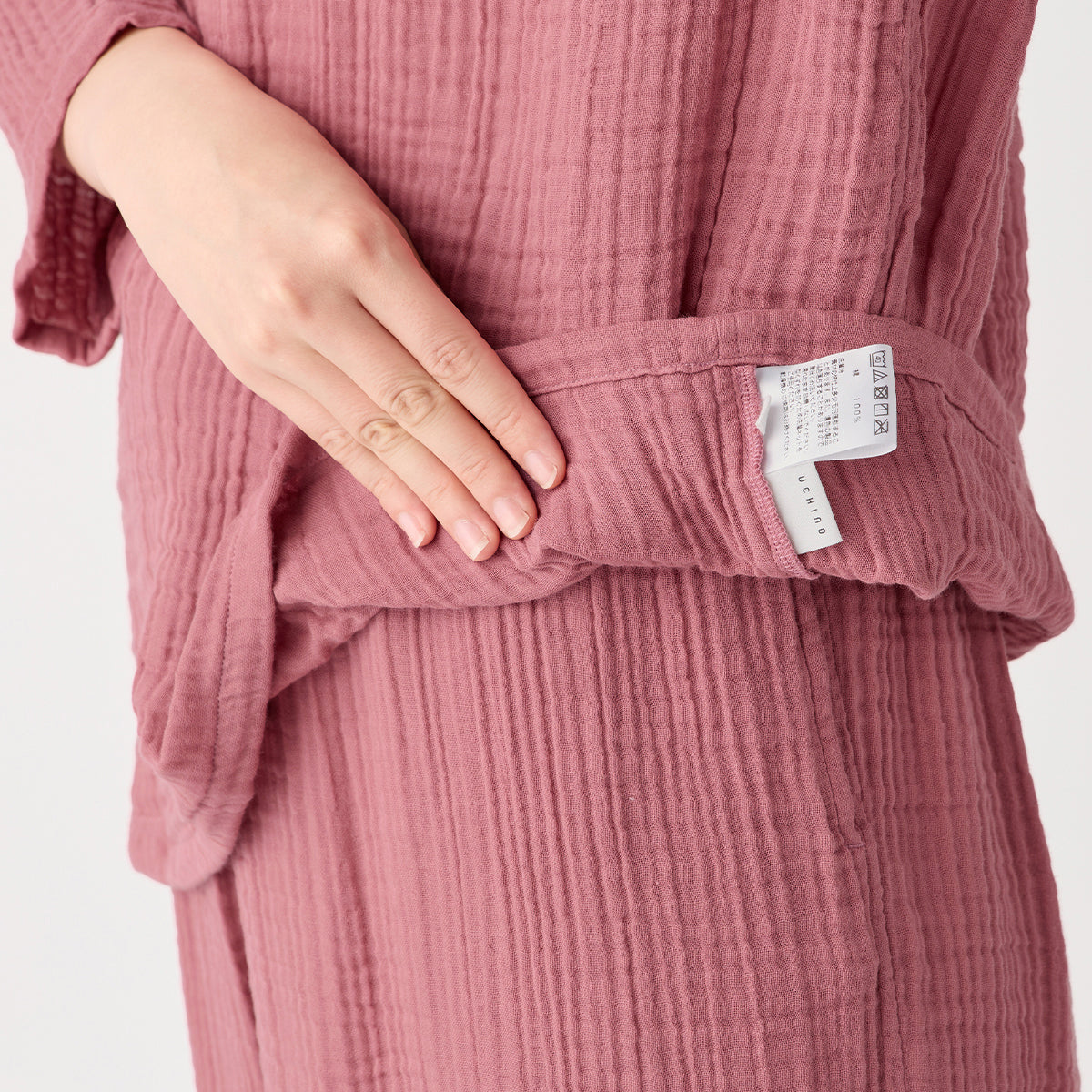 Crepe Gauze pullover in Pink