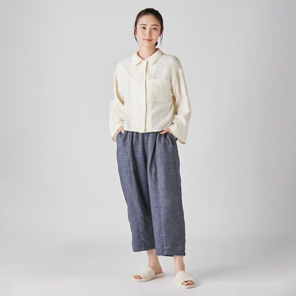 Marshmallow Gauze blouse in Ivory
