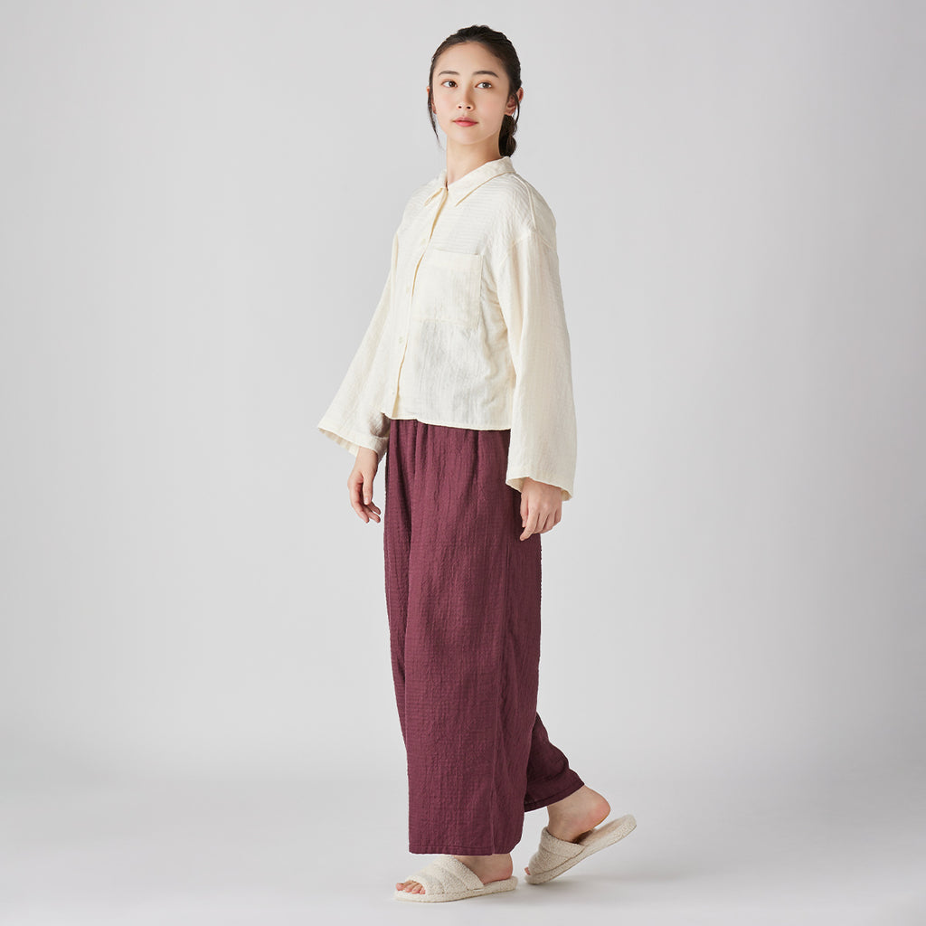 Marshmallow Gauze blouse in Ivory