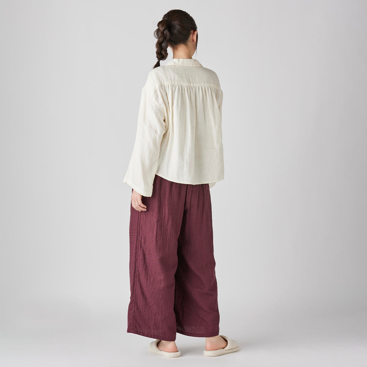 Marshmallow Gauze blouse in Ivory