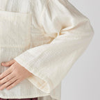 Marshmallow Gauze blouse in Ivory