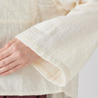 Marshmallow Gauze blouse in Ivory