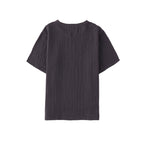 Crepe Gauze t-shirt in Dark Grey