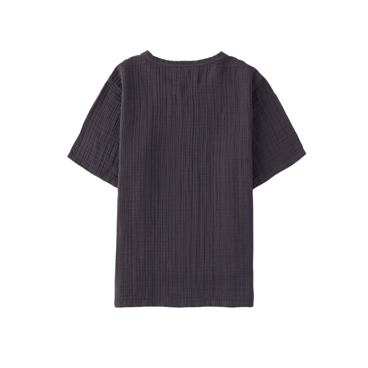 Crepe Gauze t-shirt in Dark Grey