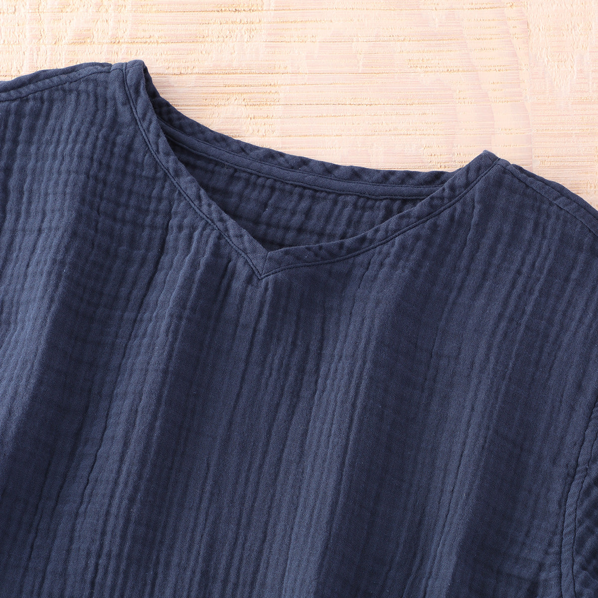 Crepe Gauze t-shirt in Dark Grey