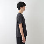 Crepe Gauze t-shirt in Dark Grey