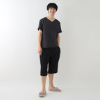 Crepe Gauze t-shirt in Dark Grey