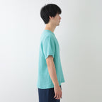 Crepe Gauze t-shirt in Light Blue