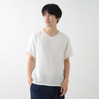 Crepe Gauze t-shirt in White