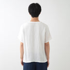 Crepe Gauze t-shirt in White