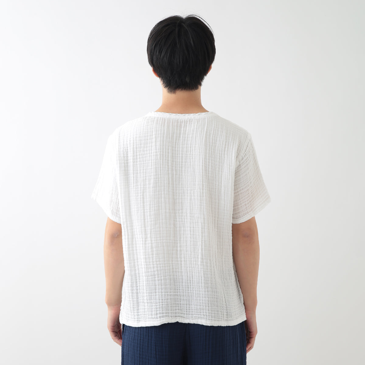 Crepe Gauze t-shirt in White
