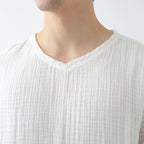 Crepe Gauze t-shirt in White