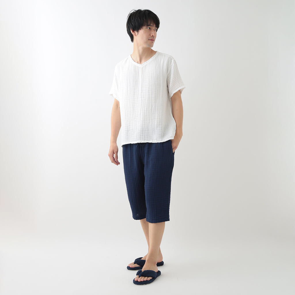 Crepe Gauze t-shirt in White