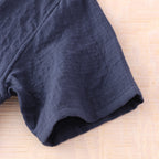 Marshmallow Gauze t-shirt in Dark Blue