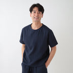Marshmallow Gauze t-shirt in Dark Blue