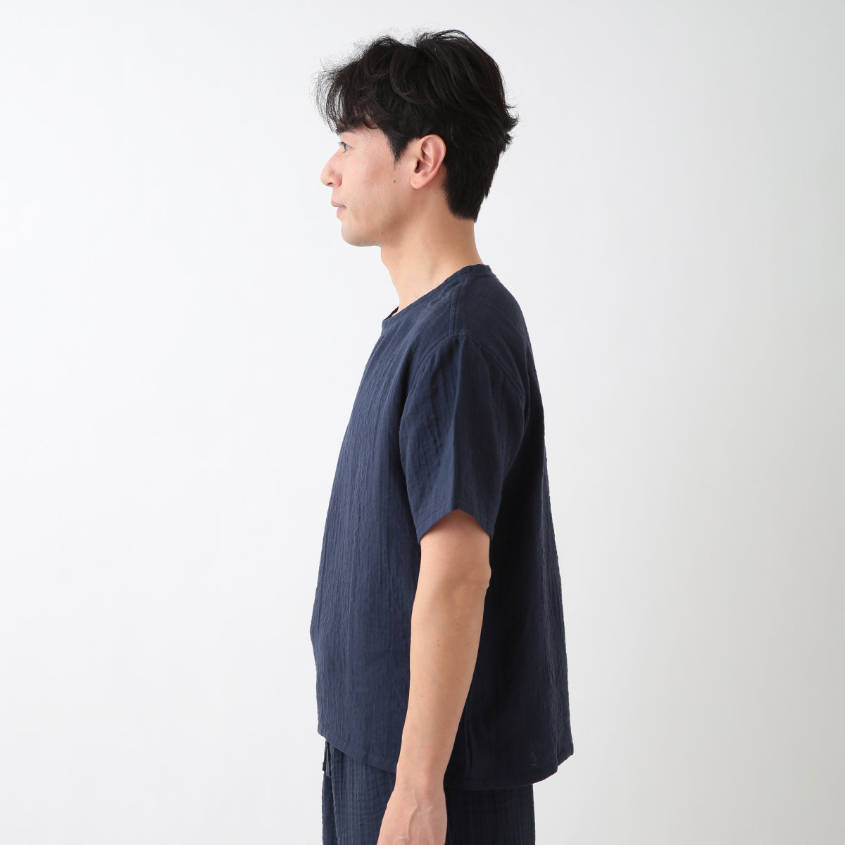 Marshmallow Gauze t-shirt in Dark Blue