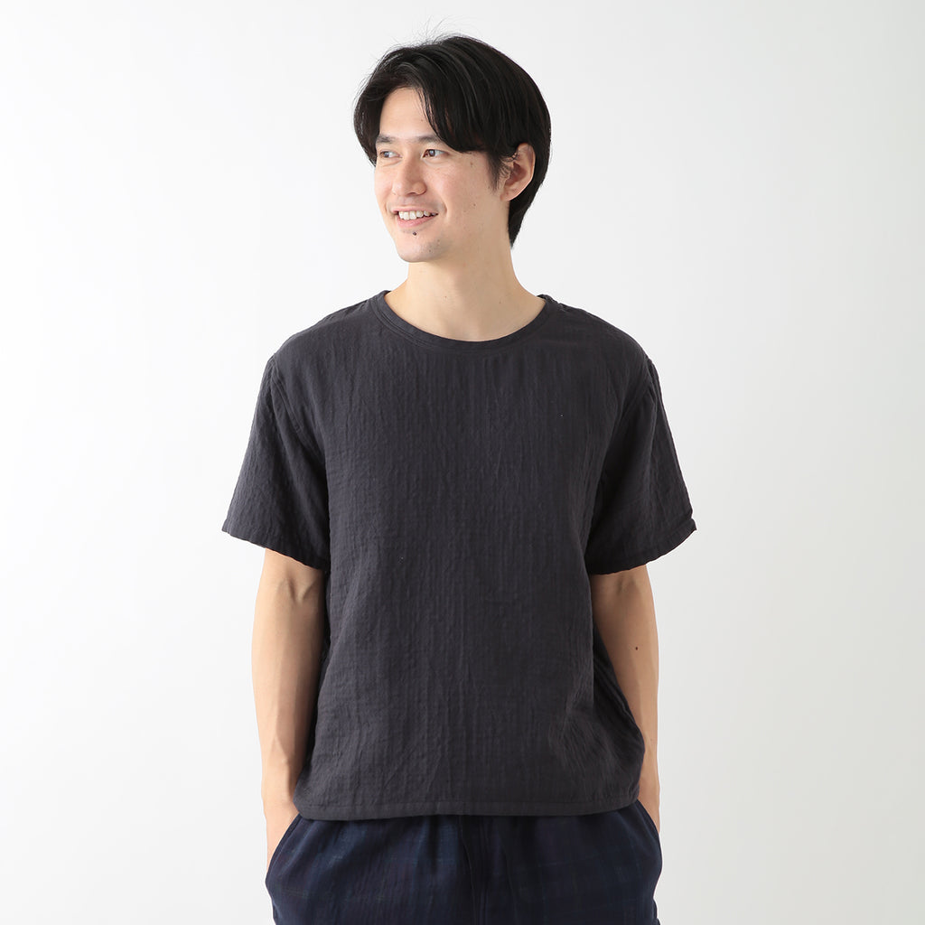 Marshmallow Gauze t-shirt in Dark Grey