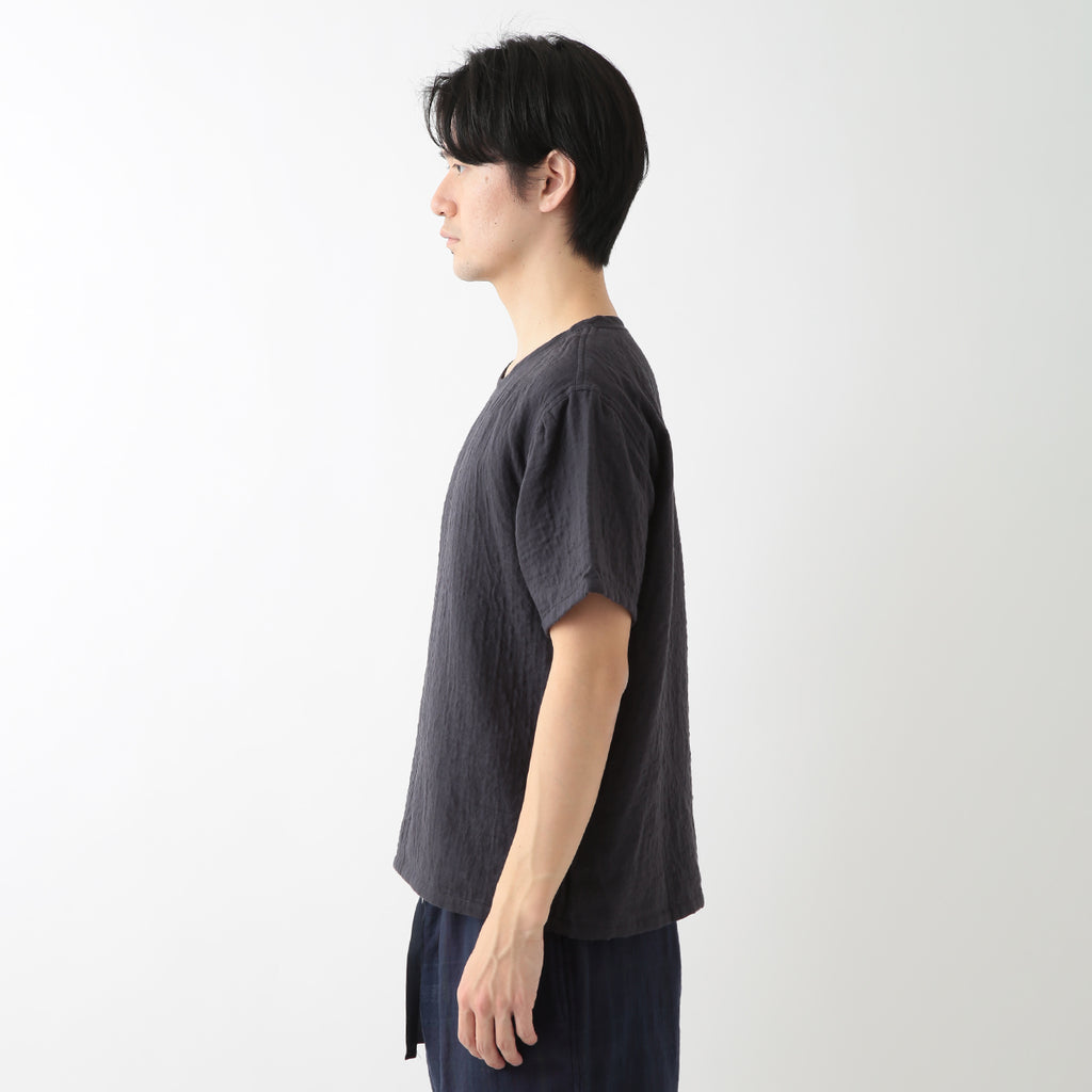 Marshmallow Gauze t-shirt in Dark Grey