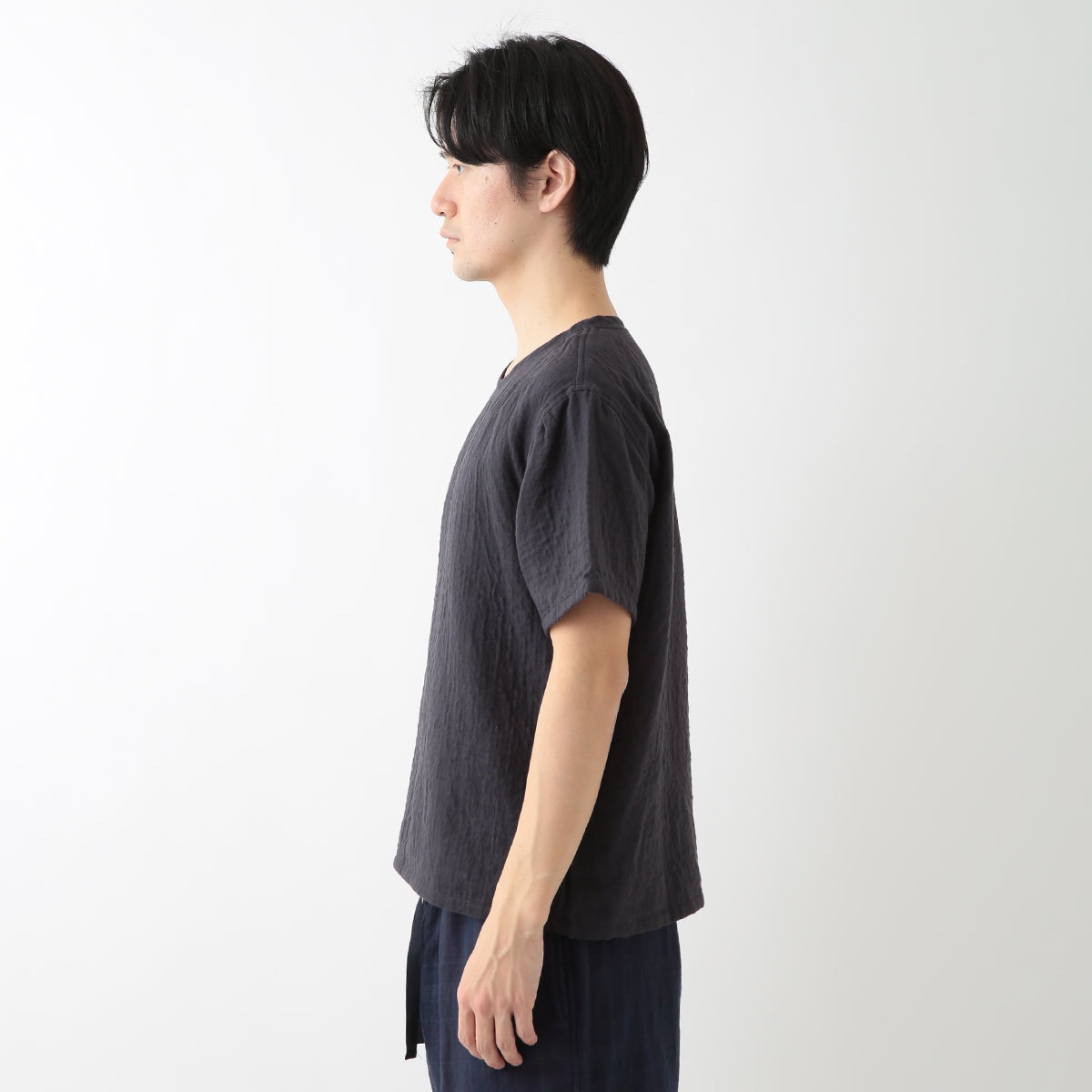 Marshmallow Gauze t-shirt in Dark Grey