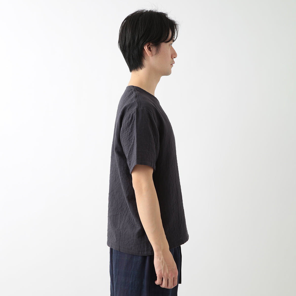 Marshmallow Gauze t-shirt in Dark Grey