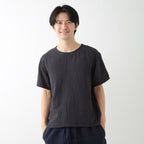 Marshmallow Gauze t-shirt in Dark Grey