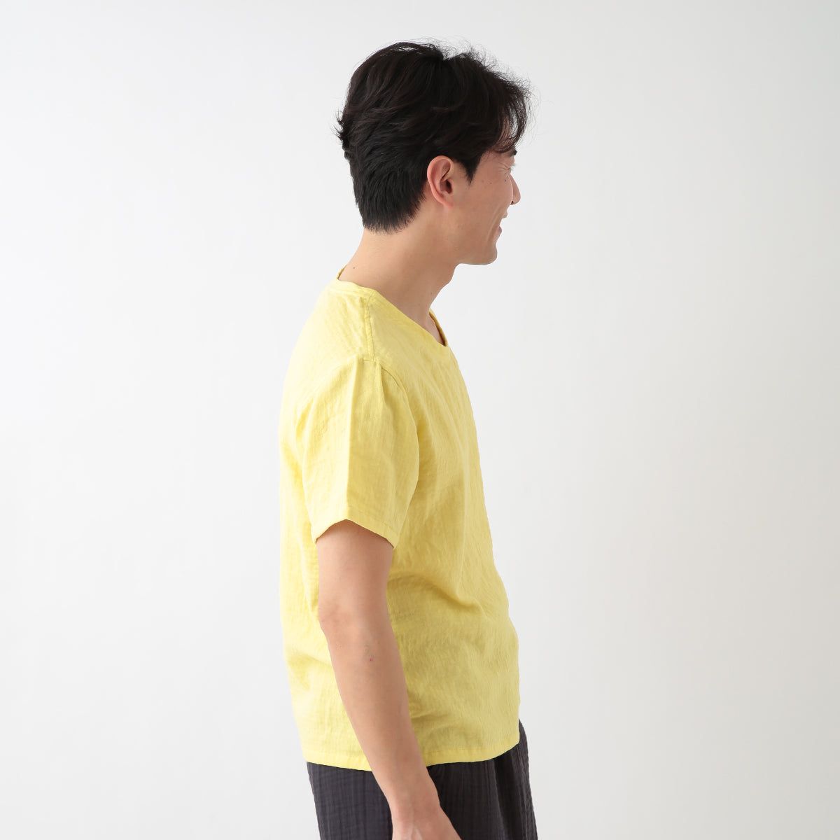 Marshmallow Gauze t-shirt in Yellow