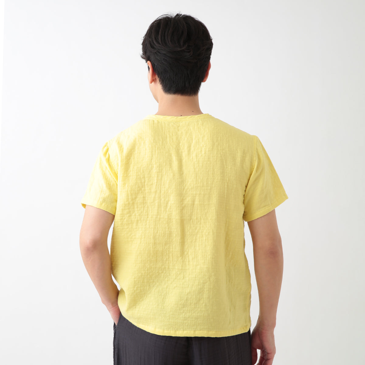 Marshmallow Gauze t-shirt in Yellow