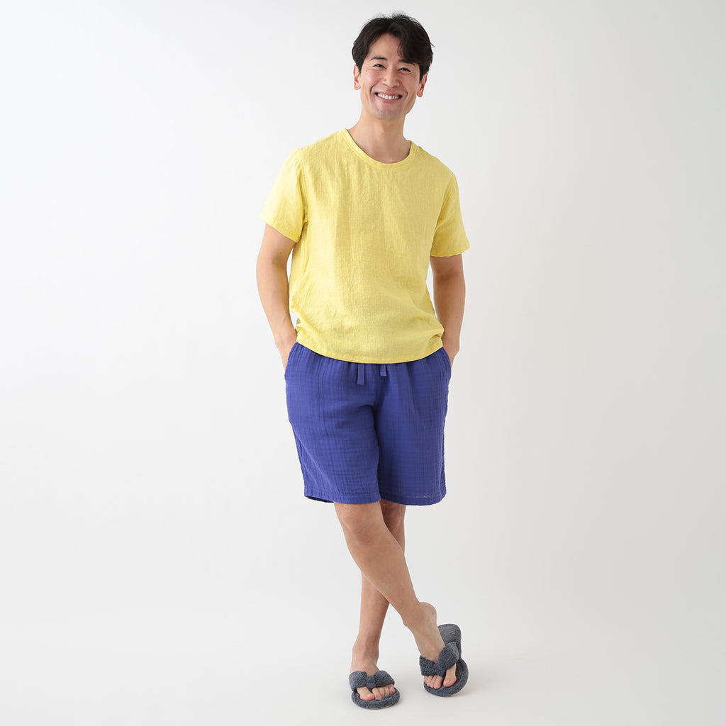 Marshmallow Gauze t-shirt in Yellow