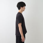 Crepe Gauze t-shirt in Black